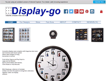 Tablet Screenshot of display-go.com